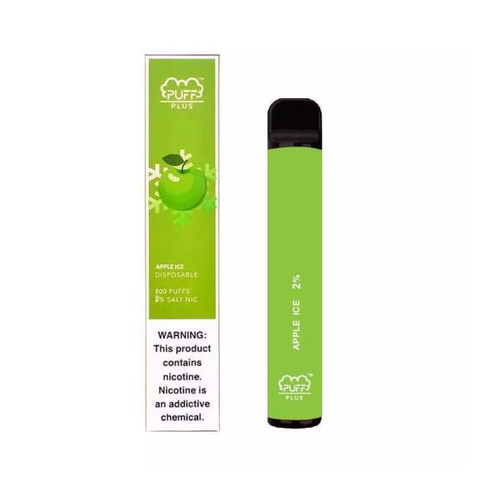 Puff Bar Plus Apple ICE %2 Puff Bar Plus Apple ICE