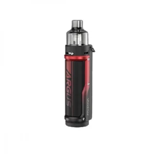 Voopoo Argus Pro Pod Kit - Color: Litchi Leather & Red