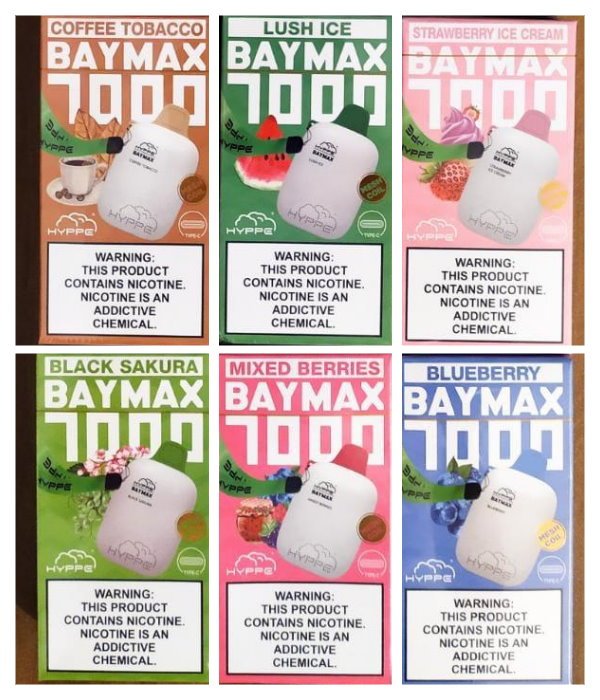 Hyppe BAYMAX 7000 Çekim Puff Hyppe BAYMAX 7000 Çekim Puff