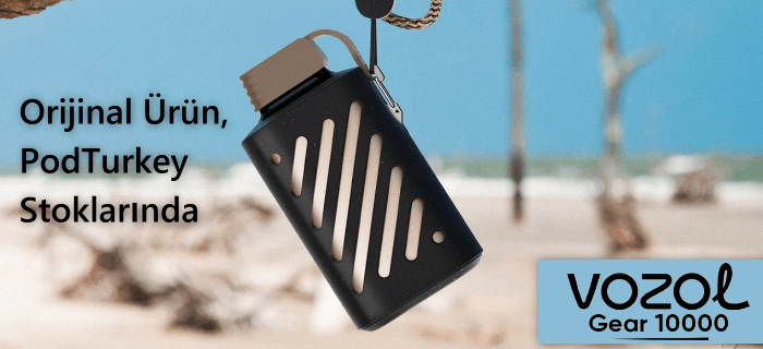 Vozol Gear 10000 Disposable Puff PodTurkey stoklarında