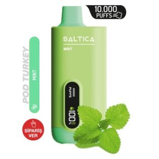 SALTICA Digital 10000 Mint Puff Satın Al- PodTurkey
