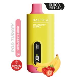 SALTICA Digital 10000 Strawberry Banana Puff Satın Al- PodTurkey