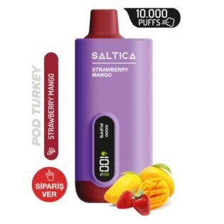 SALTICA Digital 10000 Strawberry Mango Puff Satın Al- PodTurkey