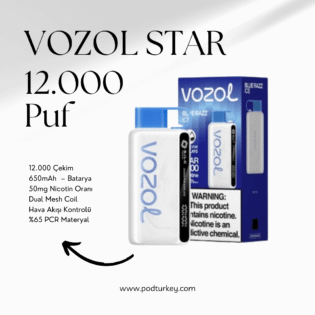 Vozol Star Dijital 12000 Sigara Sipariş ver - PodTurkey