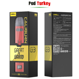 uwell caliburn g3 pod kit podturkey3.com sipariş ver