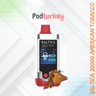 Saltica 20000 puff - american tobacco - podturkey sipariş ver