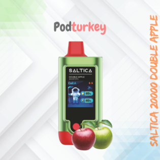 Saltica 20000 puff - double apple - podturkey sipariş ver