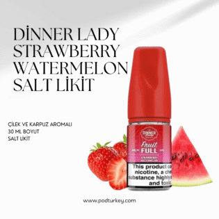 Dinner Lady Strawberry Watermelon Salt Likit 30 ML
