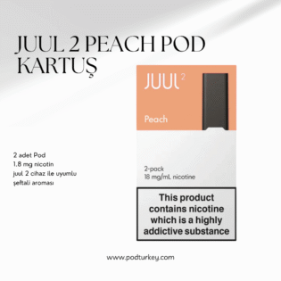 Juul 2 Peach Pod Kartuş