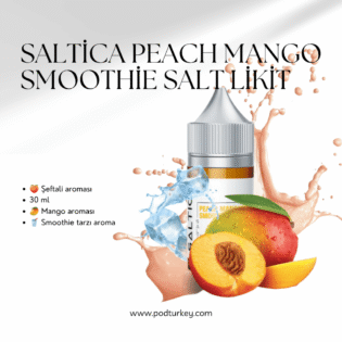 Saltica Peach Mango Smoothie Salt Likit
